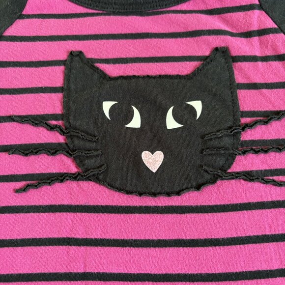 Hanna Andersson Kitty Halloween Raglan Tee Size 90 - Picture 2 of 4
